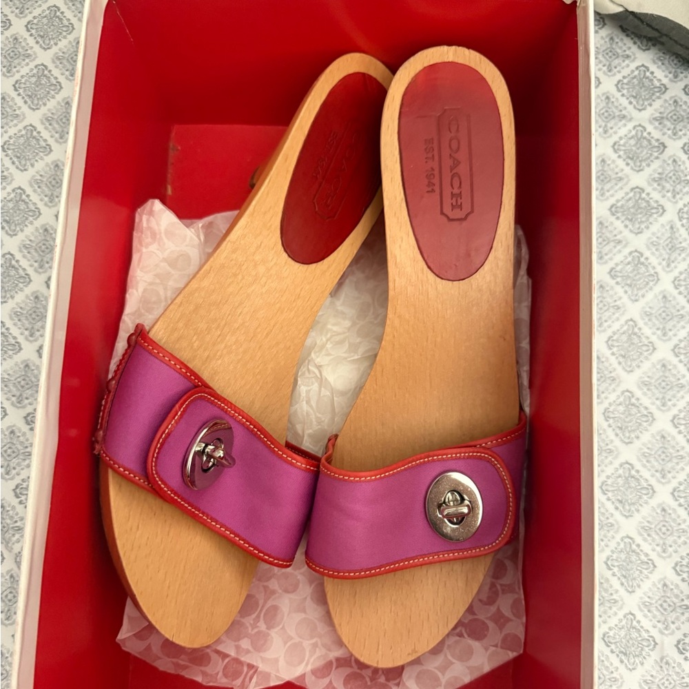 Wooden coach slides used size 9